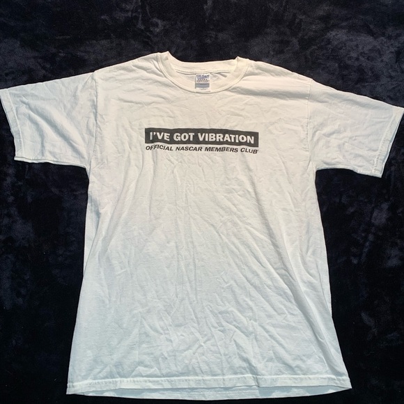 💛 Vintage NASCAR “I’VE GOT VIBRATION” Graphic Tee – Official Members Club Size L - Picture 2 of 8